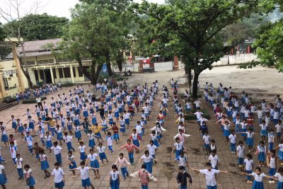 MÔ HÌNH HOẠT ĐỘNG “GIỜ RA CHƠI TRẢI NGHIỆM SÁNG TẠO”